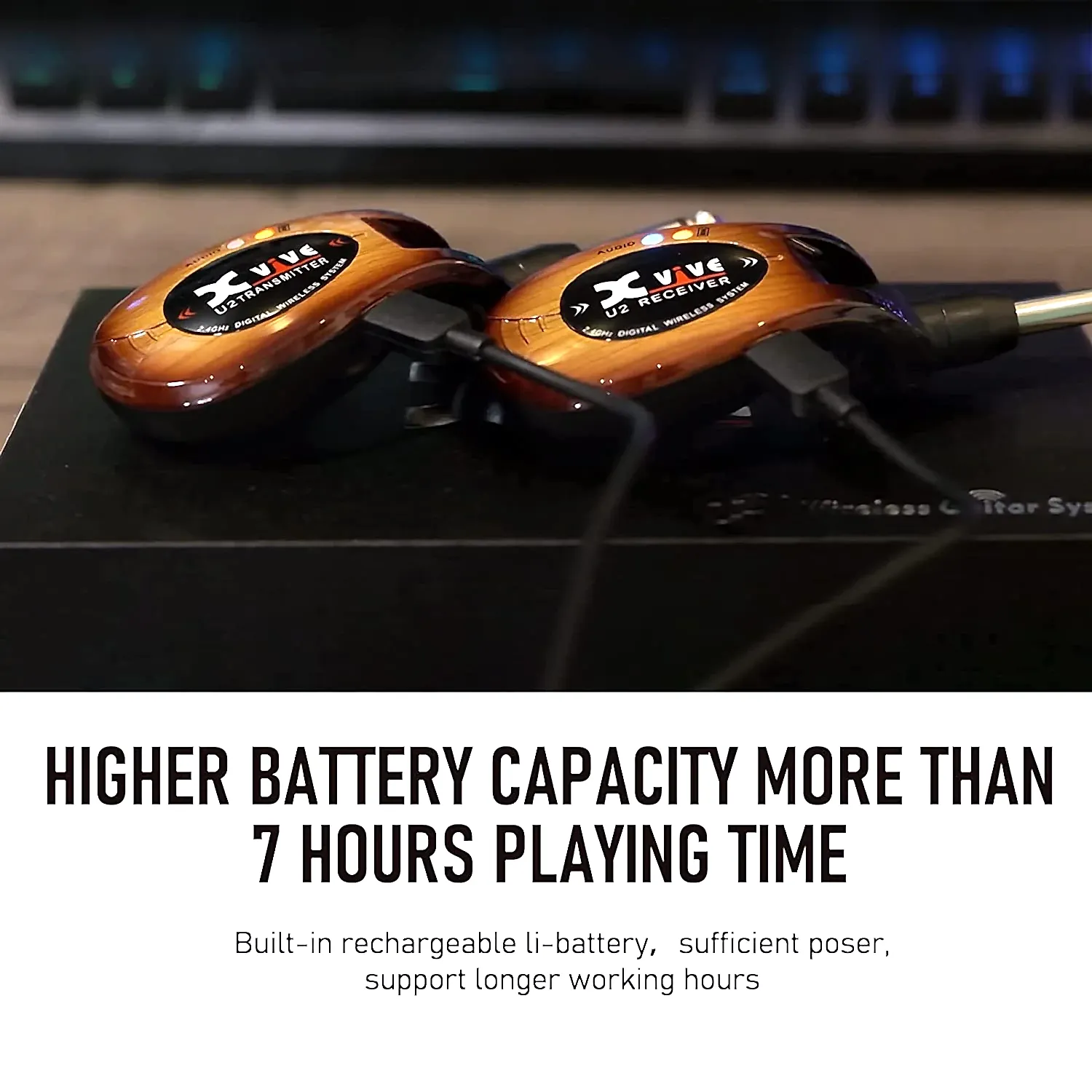 xvive wireless gitar alıcı vericisi