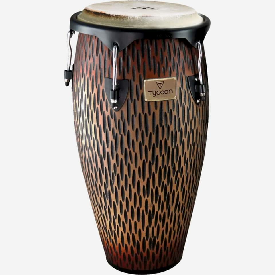 Tycoon 12'' Chiseled Orange Conga ve Tekli Sehpası (STCS3120BCOS)