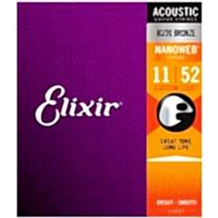 Elixir 011-052 Nanoweb Bronz Akustik Gitar Teli (11027)