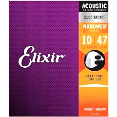 Elixir 010-047 Nanoweb Bronz 12 Telli Akustik Gitar (11152)