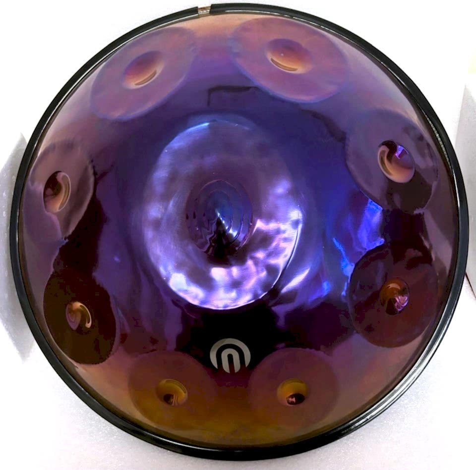 Arsha D Minör Handpan (Parlak Mor Renk)