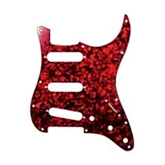Dandrea DPPSTRDP Strat Tipi Pickguard Red Pearl