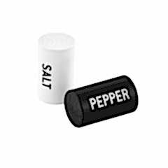 Nino 578 Salt&Pepper Yazılı Çiftli Mini Shaker