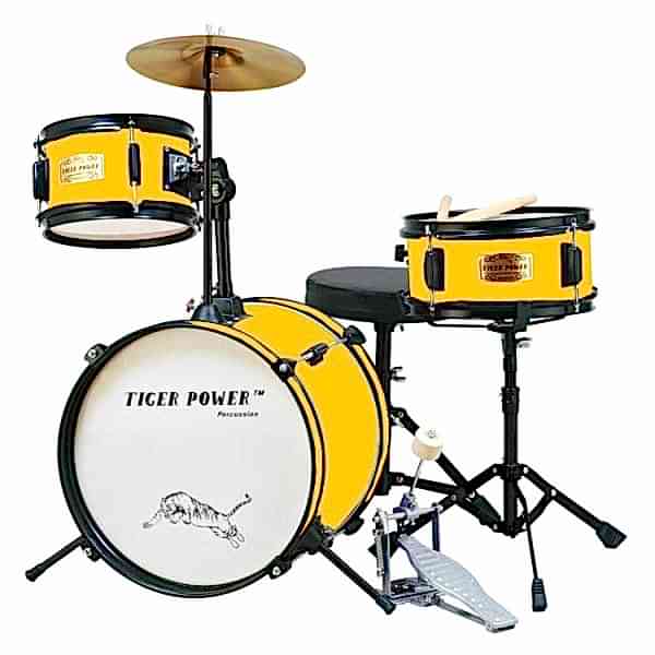 Tiger Power Sarı Çocuk Davulu JR30MYWB
