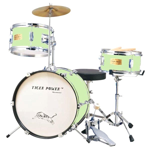 Tiger Power Açık Yeşil Çocuk Davulu JR30CLGC