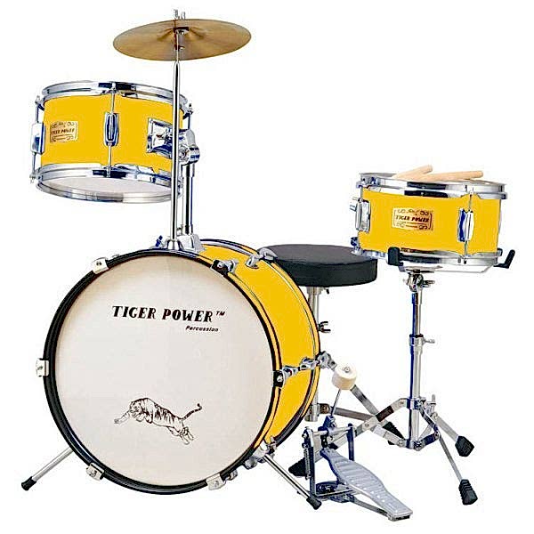 Tiger Power Sarı Çocuk Davulu JR30CYWC