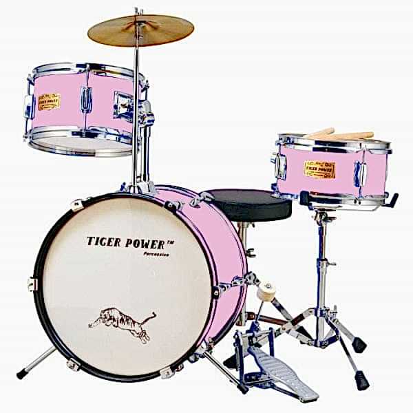 Tiger Power Pembe Çocuk Davulu JR30CPKC