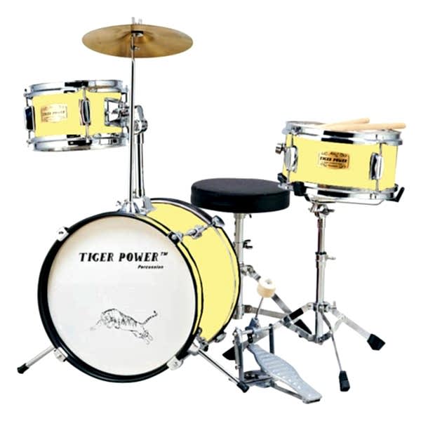 Tiger Power Açık Sarı Çocuk Davulu JR30DLYC