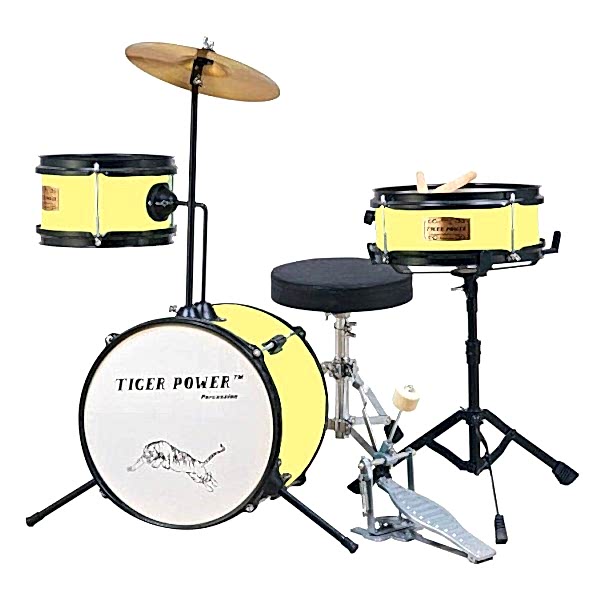 Tiger Power Açık Sarı Çocuk Davulu JR30ELYB