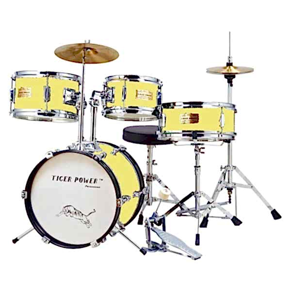 Tiger Power Açık Sarı Çocuk Davulu JR40LYC