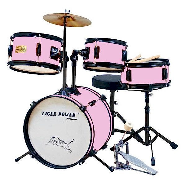 Tiger Power Pembe Çocuk Davulu JR40BPKB