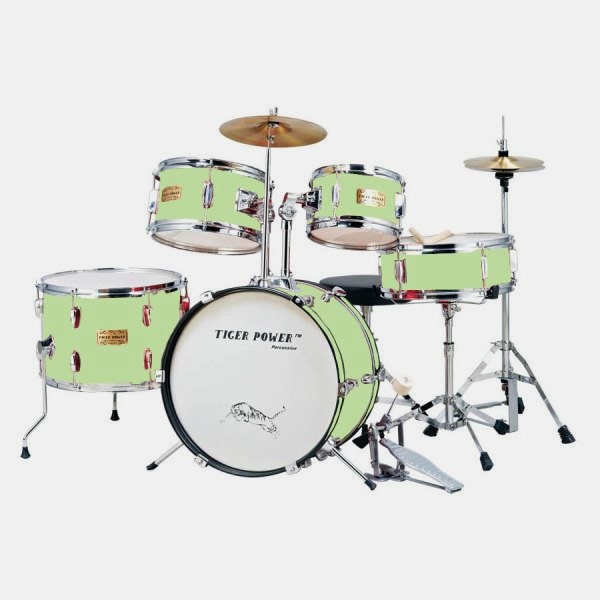 Tiger Power Açık Yeşil Çocuk Davulu JR50LGC