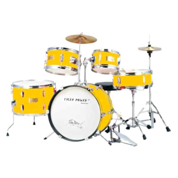 Tiger Power Sarı Çocuk Davulu JR50YWC