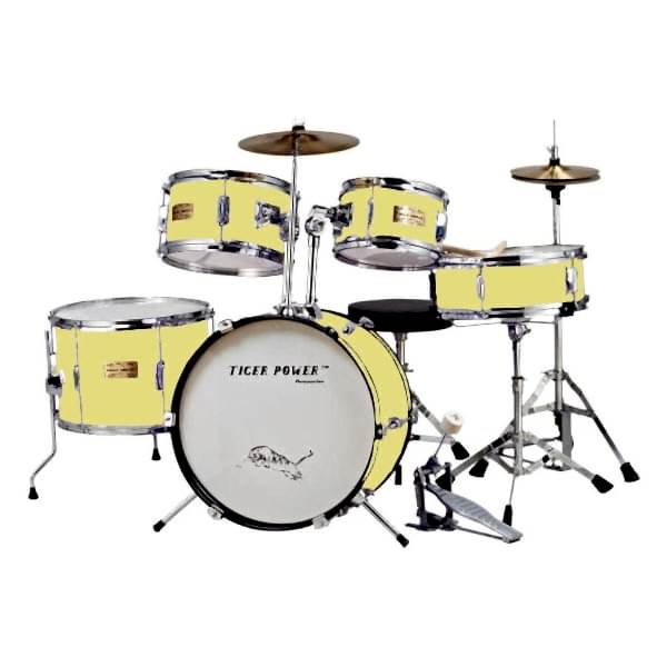 Tiger Power Açık Sarı Çocuk Davulu JR50BLYC