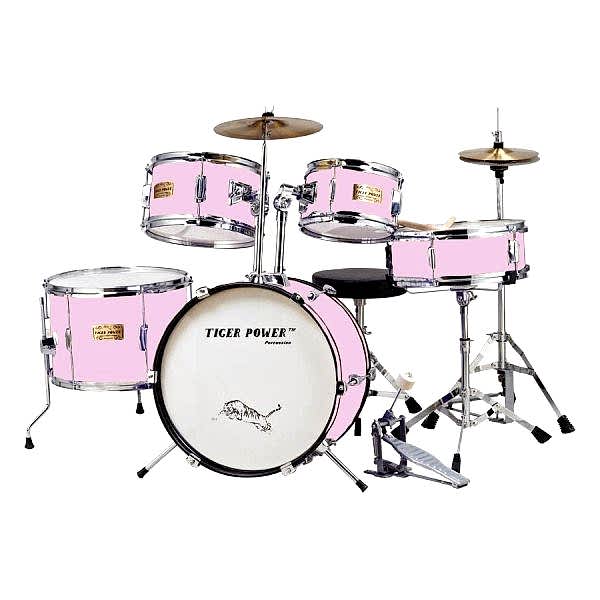 Tiger Power Pembe Çocuk Davulu JR50BPKC