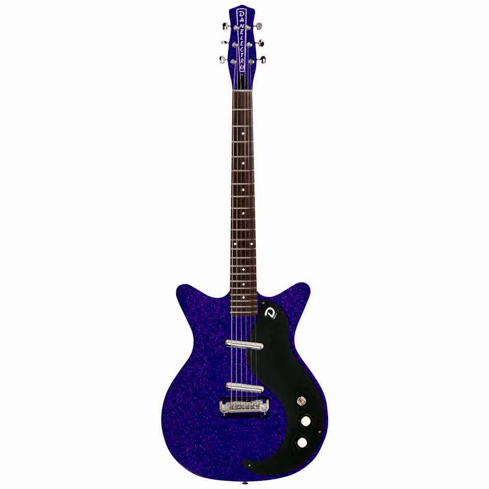 Danelectro BO59PRPMF Blackout 59 Elektro Gitar Purple Metalflake