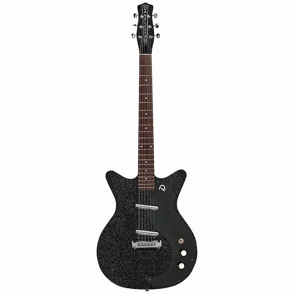 Danelectro BO59BLKMF Blackout 59 Elektro Gitar Black Metalflake