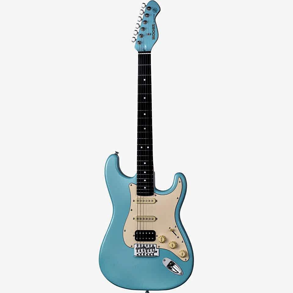Mooer MSC10 Pro Elektro Gitar (Daphne Blue)