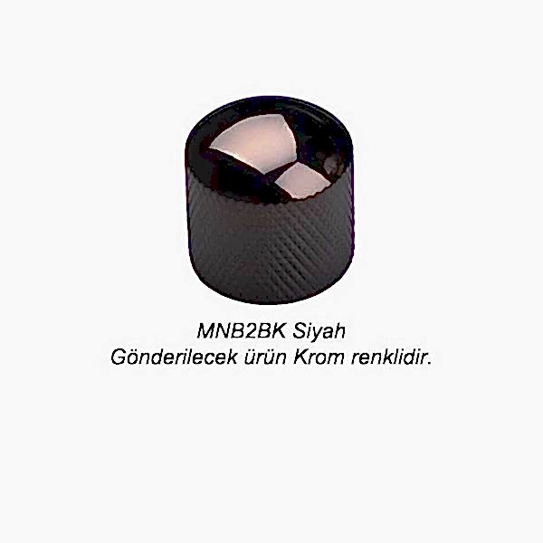 Dr Parts MNB2CR Krom Dome Yuvarlak Elektro Gitar Kontrol Düğmesi