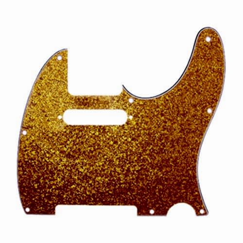 Dandrea Tele Gold Sparkle Pickguard DPPTLGOS