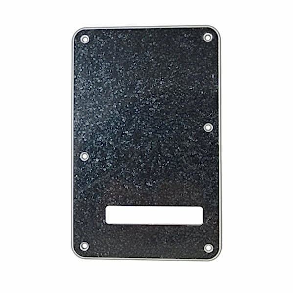 Dandrea Strat Gitar Black Sparkle Back Plate DPPSTBKSBP