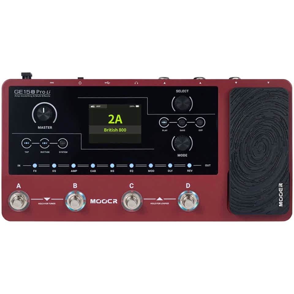 Mooer GE150 Pro (LI) Şarjlı Multi Effect Prosesör