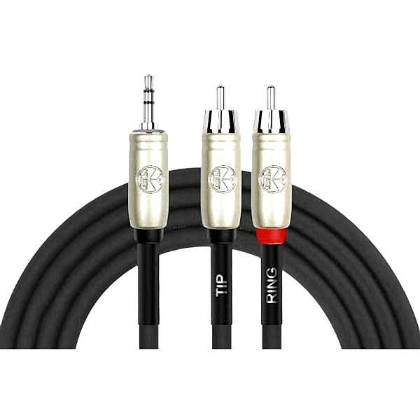 Kirlin 2mt. Y Kablo (3,5mm TRS Plus - 2xRCA)