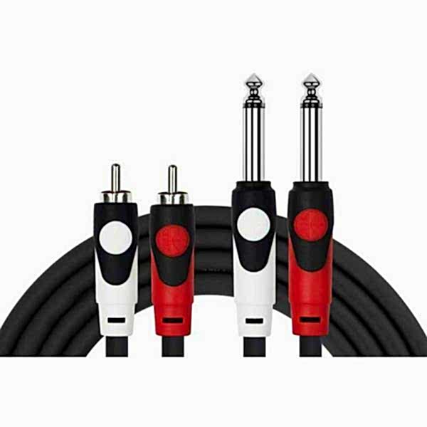 Kirlin 2mt Patch Kablo (2x1/4'' Mono - 2xRCA)