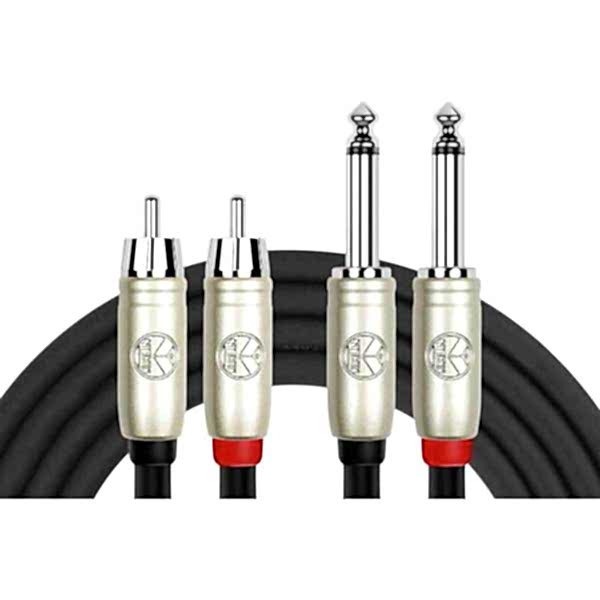 Kirlin 2mt. Patch Kablo (2xRCA - 2x1/4'' Mono)