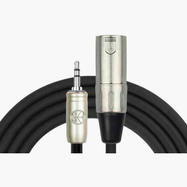 Kirlin 3mt. Patch Kablo (XLR Erkek - 3,5mm TRS)