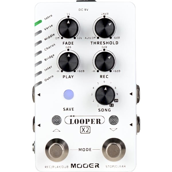 Mooer M727 Stereo Looper Gitar Pedalı