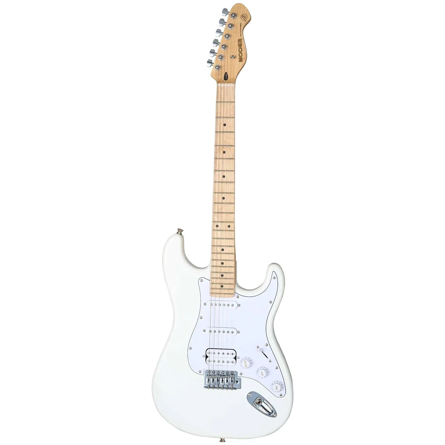 Mooer MSC11ProPWH Elektro Gitar (Polar White)