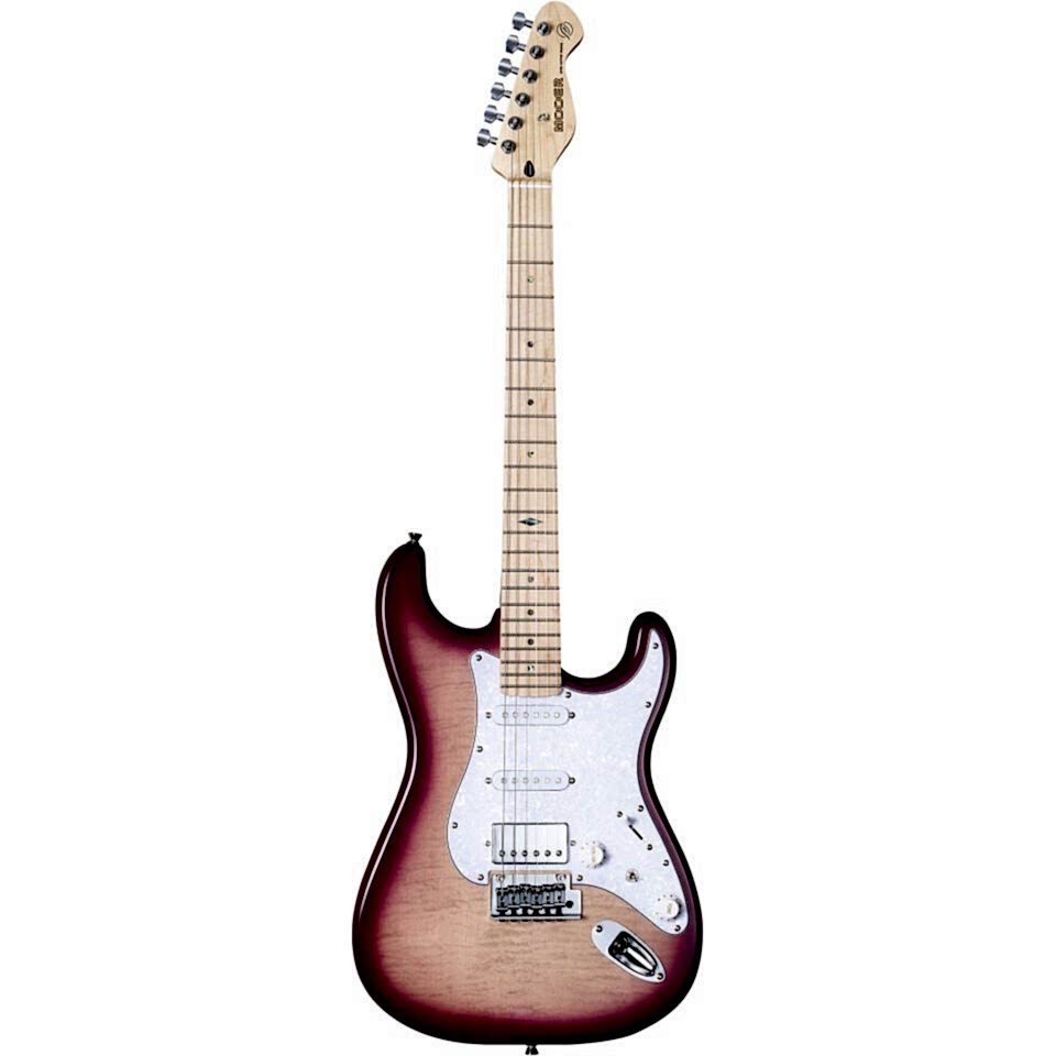 Mooer MSC30ProRPP Elektro Gitar (Rose Purple)
