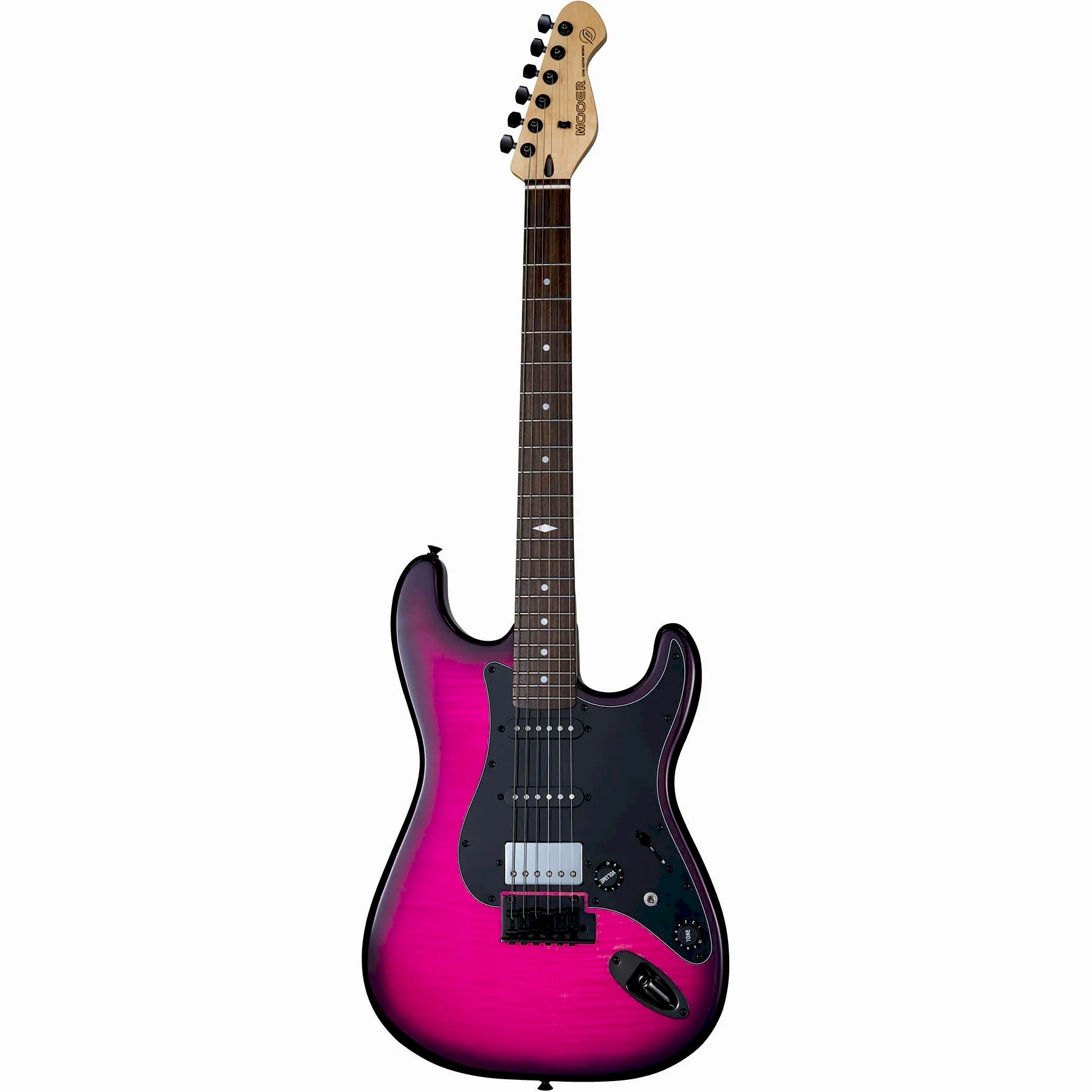 Mooer MSC31ProPPBR Elektro Gitar (Purple Burst)