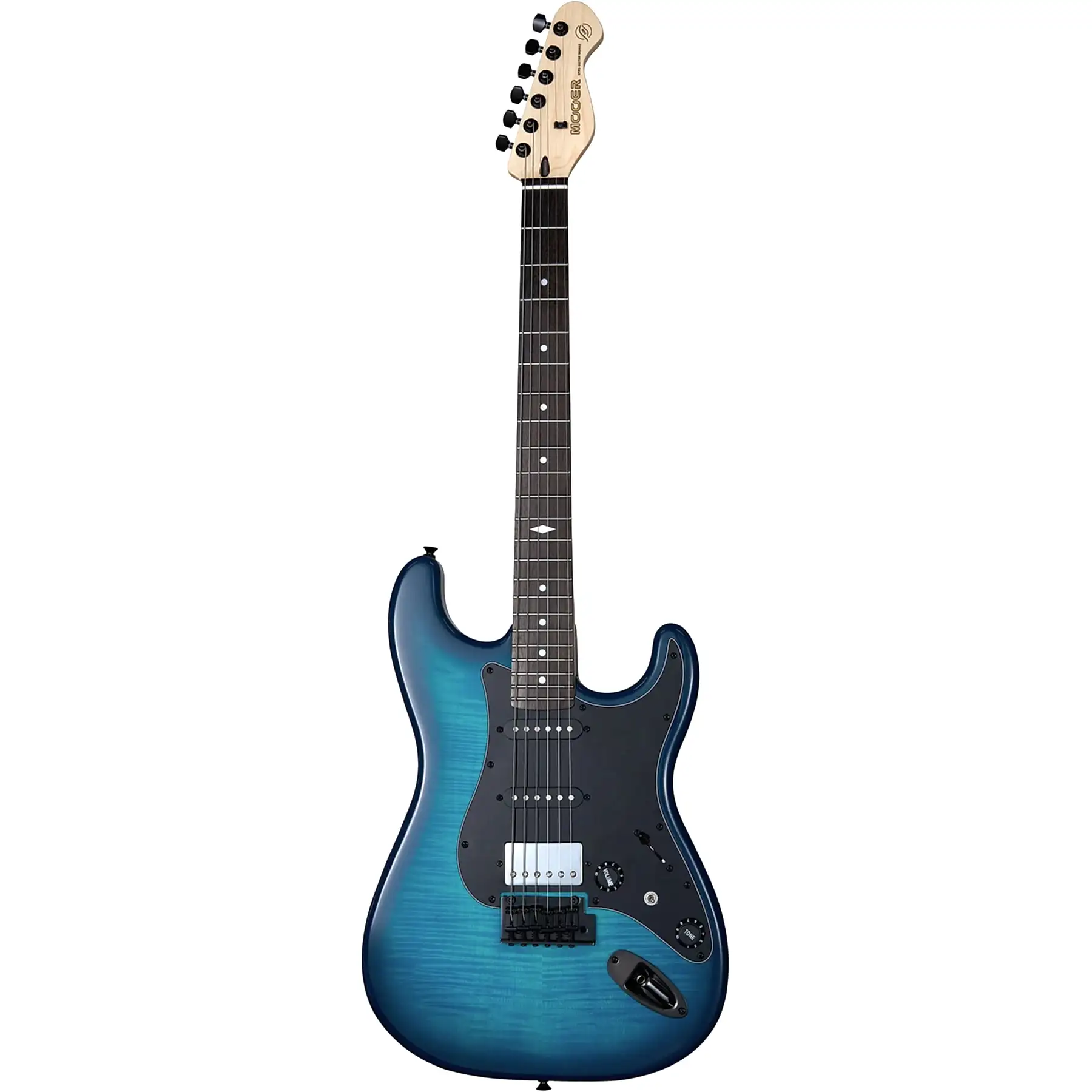 Mooer MSC31ProBLBR Elektro Gitar (Blue Burst)
