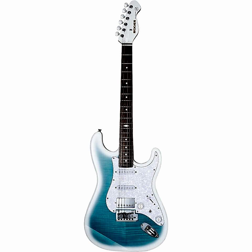 Mooer MSC41ProDBL Elektro Gitar (Dreamy Blue)
