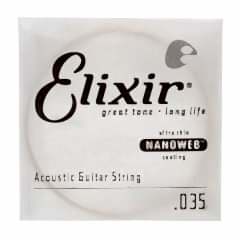 Elixir 035 Tek Akustik Bronze Tel (13135)