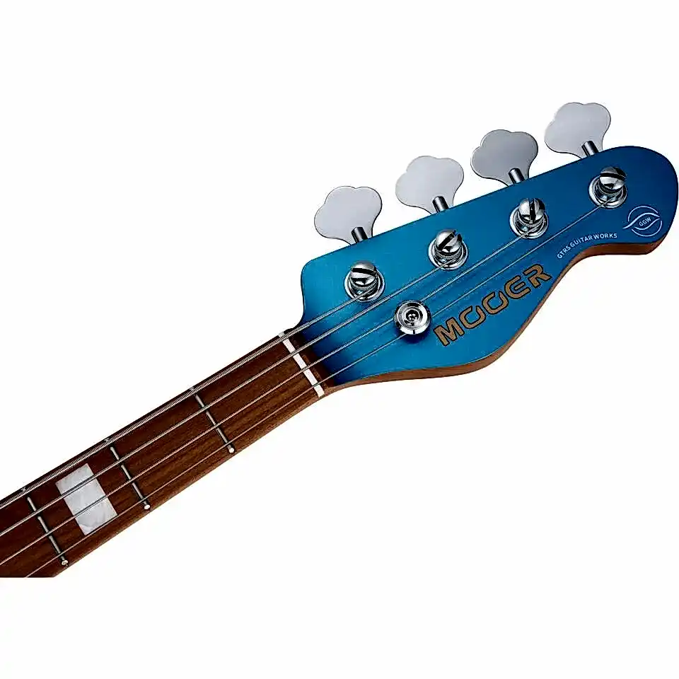 Mooer MBJ410MBL Bas Gitar (Metal Blue)