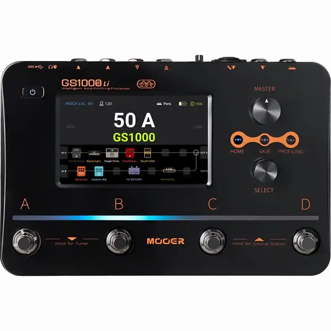 Mooer GS1000LI Şarjlı Akıllı Gitar Efekt Prosesörü