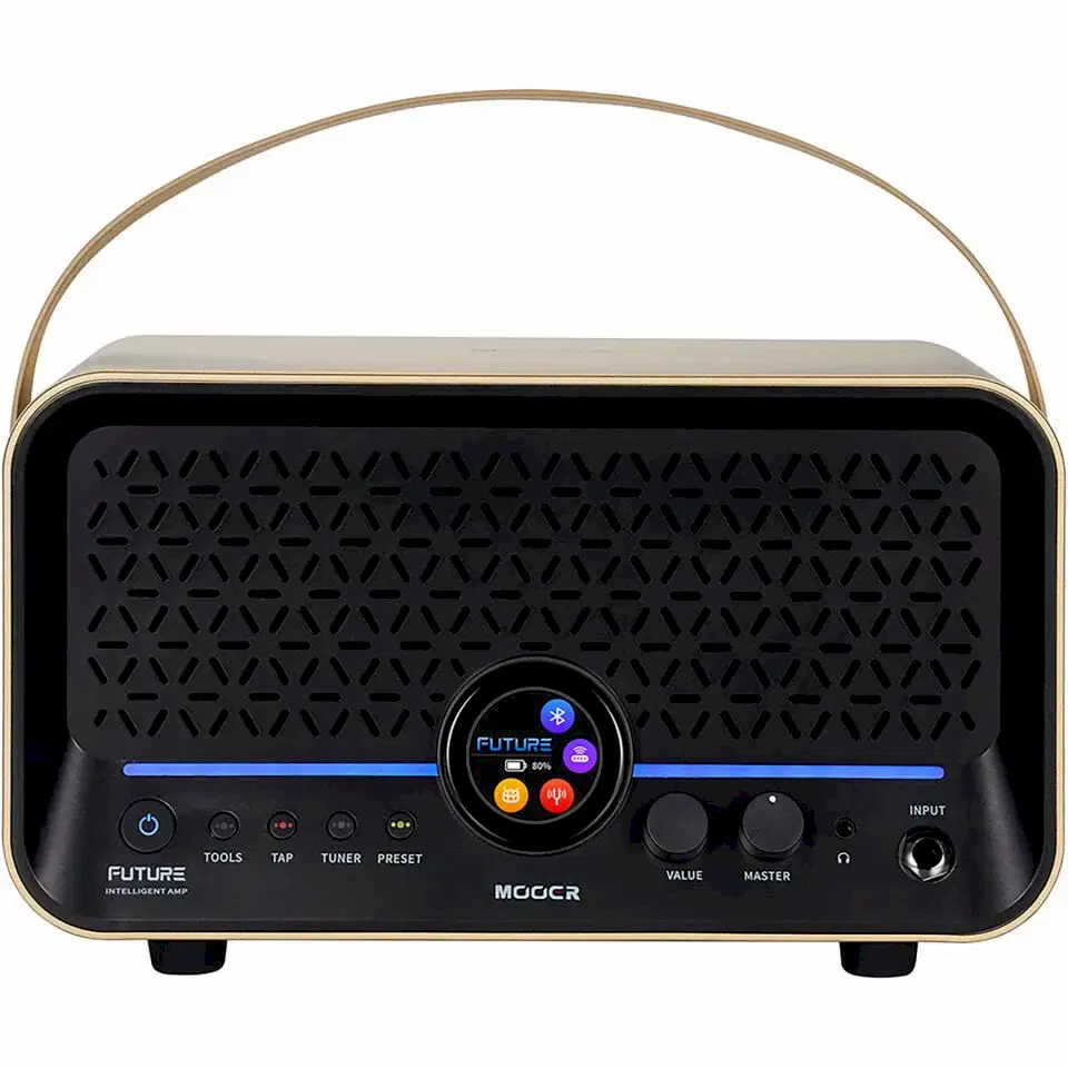 Mooer F15iLIIGL Şarjlı Akıllı Gitar Amfisi (Imperial Gold)