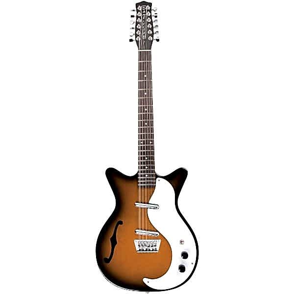 Danelectro 12 Telli Elektro Gitar with F Hole (12STSB)
