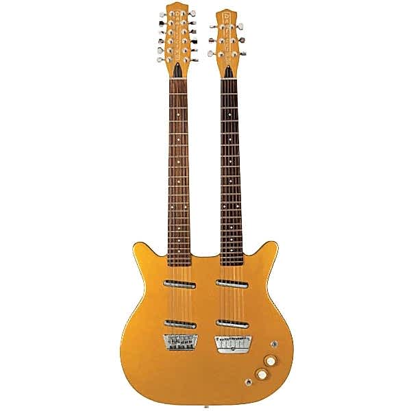 Danelectro Çift Saplı 6 ve 12 Telli Elektro Gitar (DBN612GLD)