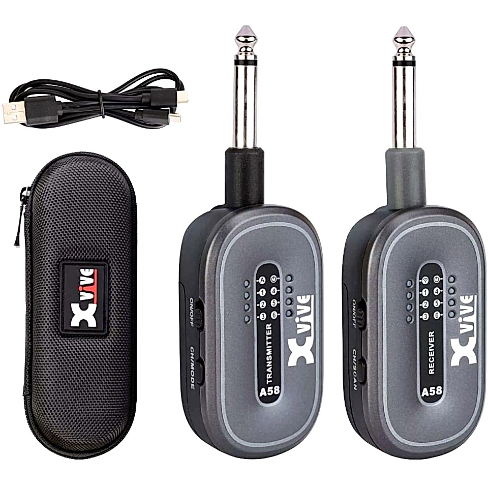 Xvive A-58 Gitar Telsiz Sistemi (Çanta Hediyeli)
