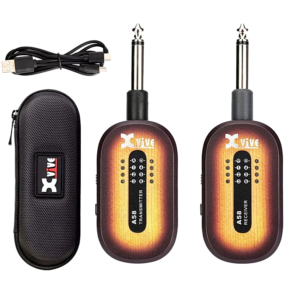 Xvive A58SB 5.8GHz Gitar Telsiz Sistemi Sunburst