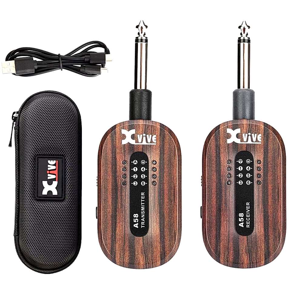 Xvive A58RW 5.8GHz Gitar Telsiz Sistemi Rosewood