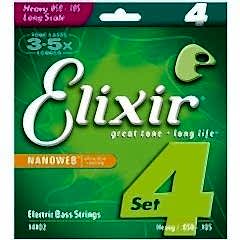 Elixir 050-105 Nanoweb Bas Gitar Teli (14102)