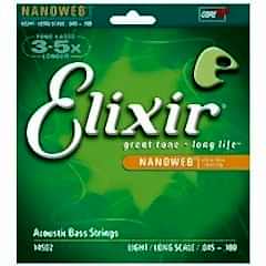 Elixir 045-100 Nanoweb Akustik Bas Gitar Teli (14502)
