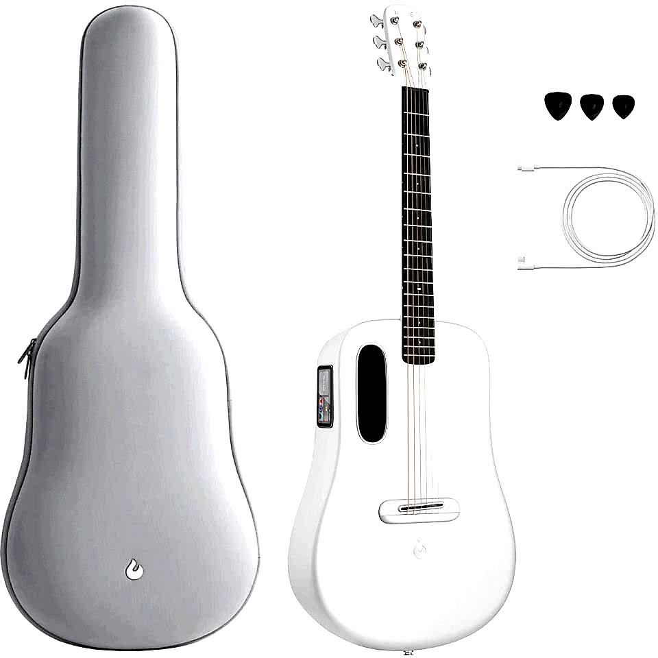 LAVA ME 4 Smart Akustik Gitar (Carbon - LVM4C38WH)