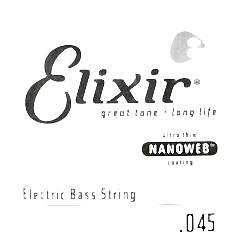 Elixir 045 Tek Bas Gitar Teli (15345)