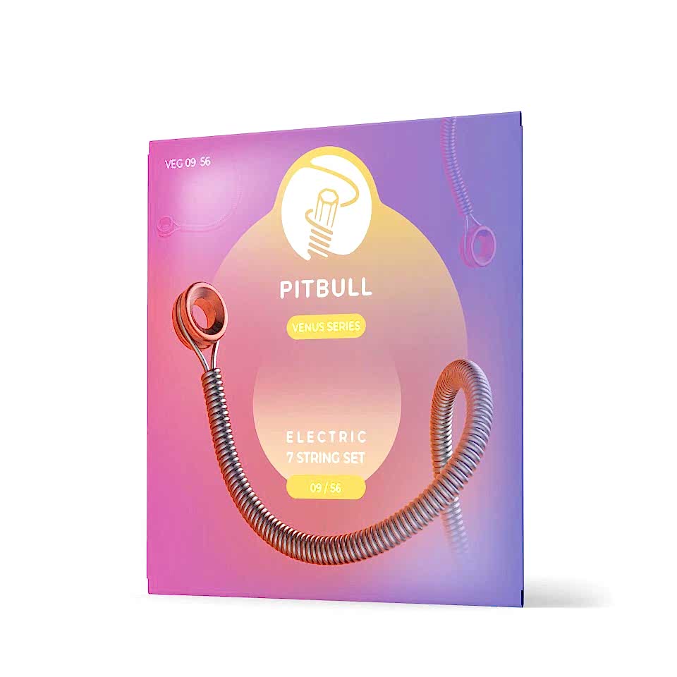 Pitbull 09-56  Elektro Gitar Nikel 7 Telli Set VEG70956